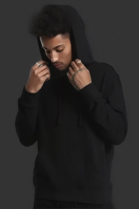 Heavyweight Urban Hoodie - Black