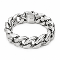Sterling Silver Thick Chain Bracelet
